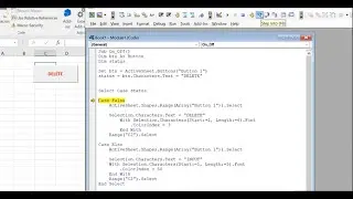 Excel Macro, Coding 1 Tombol Untuk 2 Perintah Berbeda