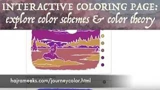 Interactive Coloring: Explore color schemes & theory