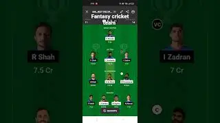 sri lanka vs Afghanistan dream 11 team 3st ODI match fantasy cricket team channel subscribe please