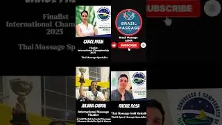 Top Therapists in Action | International Massage Championship Brazil (Part 2) #asmrmassage #massage