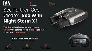 🔭 DVX Night Storm X1 Binoculars Review | 1200m Range &bull; True 4K &bull; 52MP Night Vision