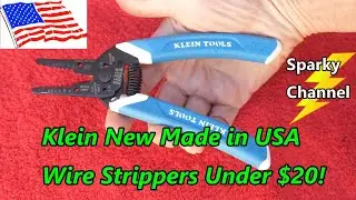 Klein New Made in USA Wire Strippers Under $20! Model # K11095