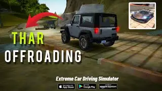 Extreme Car Driving Simulator (Thar off loading) Best Game ☠️ #viral #gaming #car 