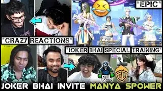 GobliN Manya Spower In Same Lobby☠️😂Joker Bhai Rega Krutika Crazy Reactions🤭🚀JokerBhai Masti😂🔥