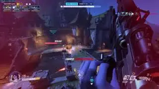 Overwatch PVE Junkenstein Endless Normal Difficulty Playing as Widowmaker