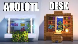 Minecraft: 8+ Aquarium Build Hacks !