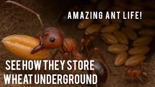 How Ants Store Food Underground &ndash; Amazing Ant Life DocumentaryLife of Ants: Wheat-Carrying Wonders