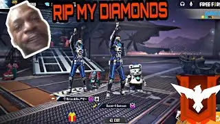 NEW DIAMOND ROYAL IN FREE FIRE .RIP MY DIAMONDS 😔