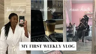 WEEKLY VLOG | spa, getting my hair done, solo dinner date, & more!