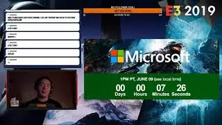 Microsoft Pre Show Discussion & Full Conference - E3 2019