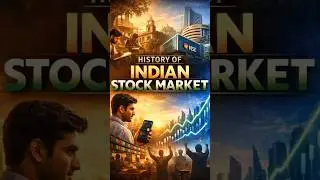 History of INDIAN stock market !!! #history #indianstockmarket #bseindia #nseindia #2026 #budget