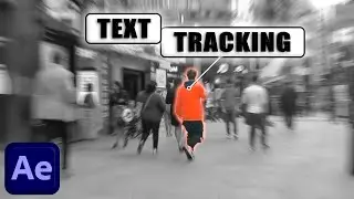 How To Use After Effects Tracker Tool for Text on Moving Subjects (Beginner Tutorial)