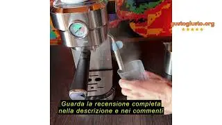 Recensione del Turmix TX 590 - Macchina per caff&egrave; espresso in acciaio inox, 20 bar con montalatte, l