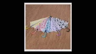 Umbrella Coloured Piping Series 3 Fold Auto Open Waterproof 190 T Polyester Double Coated Silver