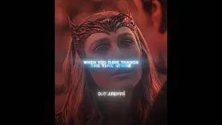 Wanda Maximoff - EDIT || BLAH! -  Super Slowed || Doctor Strange in the Multi universe of Madness ||