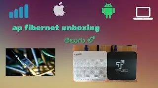 Ap fibernet unboxing with full installation setup ll in Telugu ll