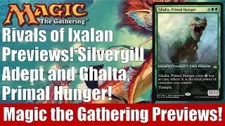 MTG Rivals of Ixalan Previews: Silvergill Adept and Ghalta, Primal Hunger!