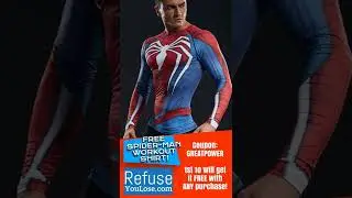 FREE SPIDER-MAN  WORKOUT  SHIRT!