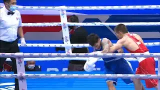 Day 2 (51kg) ZAKIROV Akhtem (RBF) vs MOLINA SALVADOR Martin (ESP) | AIBA WCHs 2021
