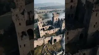 &ldquo;Drone Reveals Haunting Ancient Fortress Ruins 🏰 | #drone#AncientRuins#DroneFootage#CinematicScene