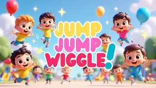 Jump Jump Wiggle! | Fun Action Song for Kids | Dance & Move | Preschool Songs nursery rhymes