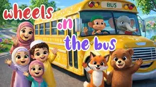 Wheels on the bus | Allahu Akbar | Islamic Wheels on the bus #kids