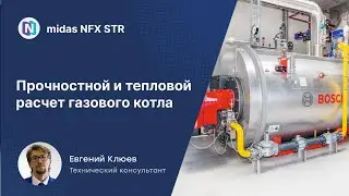 Прочностной и тепловой расчет газового котла в midas NFX