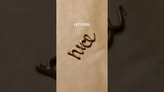 HOW TO MAKE CHOCOLATE LETTERS?