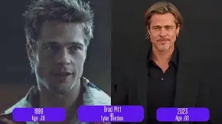 Fight Club (1999) Movie Cast Then and Now