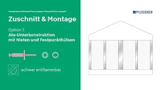 Pfleiderer Fassadenplatten &ndash; Zuschnitt & Montage bei Unterkonstruktion aus Alu mit Festpunkth&uuml;lse