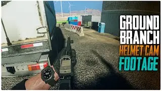 Helmet Cam Footage - Shotgun Shooting - Ground Branch Gameplay