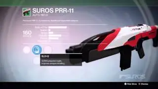 Destiny Everything Included in The Suros Arsenal Pack (Pre-order Bonus) + Suros weapon gameplay