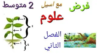فرض الفصل الثاني في مادة العلوم 🌱🌵🌼🍄السنة 2 متوسط