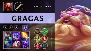 Gragas Mid vs Kassadin - BR Grandmaster Patch 26.01