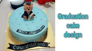 Graduation cake design #fondantcake #cakedecorating