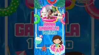 Convite Animado Pool Party