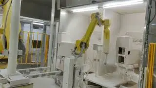 robot glazing in our customer