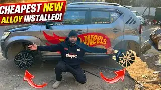 Finally New Alloy installation🔥Done Suzuki ignis Alloy Wheels Modification 175/65/R15 incubus Alloy 