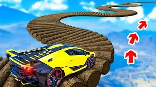 CARS CRASHING on LOG BRIDGE in GTA 5!