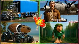 🔥🚚 BLUEBERRIMI TRUCK vs 🛫 ITALIAN PILOT vs 🐹 CYBER CAPYBARA vs 🤖 ROBOTI 100! 💥WHO WILL DOMINATE?! 😨🌍