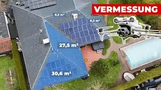 Dachfl&auml;chen live aus der Luft vermessen? So funktionierts! (DJI Matrice 4 Thermal)
