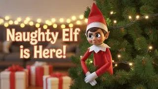 The Naughty Elf on the Shelf | Kids Christmas Song by RadKidz TV