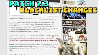 FFXIV: New Blacklist Measures and Affected Issues in 7.3