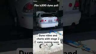 Fbo is300 with quantum auto remap dyno run #cars #tune #enginetesting #dyno #lexus #is300 #2jz #fbo