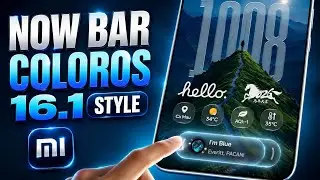 Install Now Bar x ColorOS 16.1 Style on Xiaomi HyperOS | Xiaomi Theme Hub