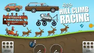 UNLOCKING ALL CARS IN HILL CLIMB RACING!!😍 #hillclimbracing 