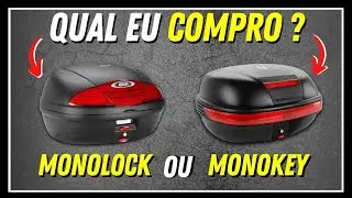 COMPRE O MELHOR BAU PARA A SUA MOTO / Compre a base e o bauleto certo / GIVI MONOKEY ou MONOLOCK ?