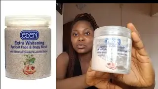 Honest Review of Eden Whitening Apricot Face and Body Scrub | One of the Best Whitening Scrub