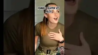 Female Fighter jet pilot #military #aviation #airforce #femalepilot #yt #greenscreen #viralshorts