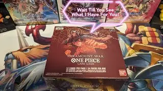 One Piece TCG: Opening a Booster Box of Paramount War! Amazing Alt Arts and a SEC Rare 🥭🤯!